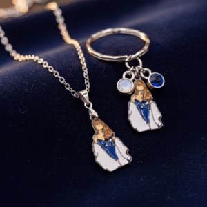 blue midnights era inspired necklace