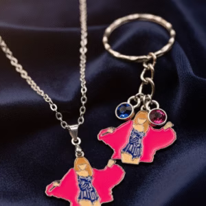 Pink midnights era inspired necklace